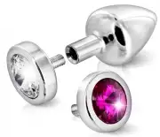 Анальные пробки серебристый