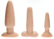 Анальные пробки розовые