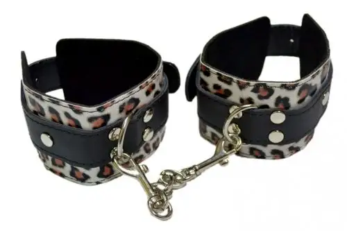 НАРУЧНИКИ С ЦЕПОЧКОЙ, ЛЕОПАРДОВЫЕ photo 1
