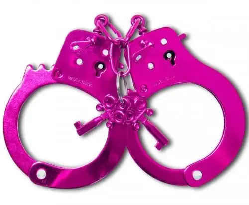 Наручники ANODIZED CUFFS PINK photo 1