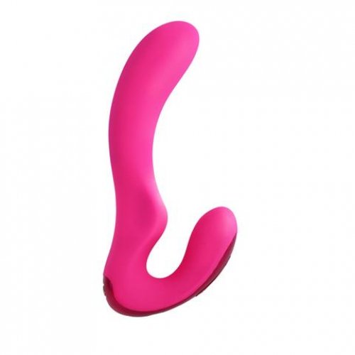 Вибромассажер Climax Elite, Ariel Rechargeable 6x Silicone Vibe, Pink 15,2х3,3 см. photo 1