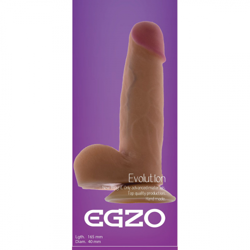 Фаллоимитатор на присоске Egzo G1390 16.5х4 см. photo 1