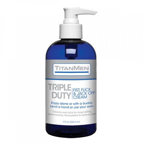 Кремообразная смазка для фистинга Doc Johnson TitanMen - Triple Duty (236 мл) photo 1