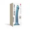 Насадка для страпона Strap-On-Me Mono Density Dildo Blue M, диам. 3,3см, однослойный силикон, гибкий photo 5