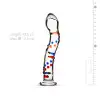 Стеклянный дилдо с изгибами и рисунком Gildo Glass Dildo No. 3 photo 2