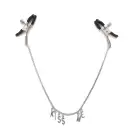 Зажимы для сосков на цепочке Art of Sex - Nipple Сlamps Kiss Me photo 1