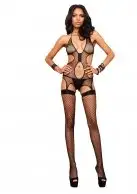 Комплект тедди-сетка и чулки LEG89114 photo 1