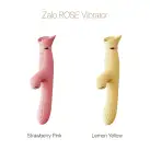 Вибратор с подогревом и вакуумной стимуляцией клитора Zalo - ROSE Vibrator Lemon Yellow photo 9