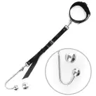 Анальный крюк 4 с ошейником из натуральной кожи Art of Sex - Anal hook, Черный photo 1