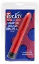 Вибратор SUPREME JOY ULTRASLIM VIBRATOR RED ROD photo 4