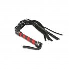 Плеть с витой рукоятью, черно-красная photo 1