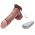 Вибратор THE EMPEROR 6 INCH VIBRATING BROWN photo 2