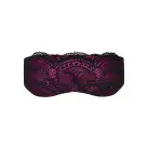Атласная маска для сна Obsessive Roseberry mask, pink, украшена кружевом photo 2