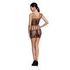 Бодистокинг — мини-платье с бабочками Passion BS090 black photo 4