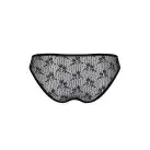 Трусики-слипы с кружевной сеточкой Dina Thong black S/M - Passion photo 6