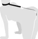 Анальный крюк 2 с ошейником из натуральной кожи Art of Sex - Anal hook, Черный photo 3