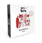 Набор Art of Sex - Maxi BDSM Set Leather, 13 предметов, натуральная кожа, Черный photo 4