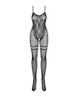 Бодистокинг Obsessive Bodystocking F213 XL/XXL, имитация кружевного боди и резинки для чулок photo 5