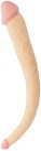 Фаллоимиататор двойной BIGSTUFF 15INCH, телесный         photo 1