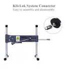 Силиконовый фаллоимитатор для секс-машин Hismith 7.1″ Anal Dildo Black, система KlicLok photo 6