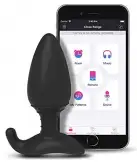 Анальная пробка со смарт-приложением. Для пар и моделей-вебкам Lovense Hush средняя, 12 х 4,45 см photo 4