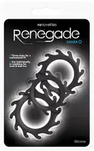 Набор эрекционных колец RENEGADE GEARS, BLACK  photo 2