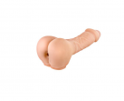 Насадка на член - мастурбатор Real Body - Two In One photo 1