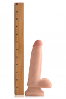 Фаллоимитатор-6 Inch Ultra Real Dual Layer Suction Cup Dildo 13х4,5 см. photo 6