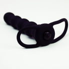 Анальный страпон с вибрацией для двойного проникновения, 16,5смХ3см  photo 6