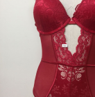 Admas эротическое боди с кружевом и подвязками photo 4