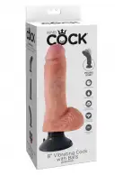 Pipedream Vibrating King Cock W Balls 8 Inch - вибратор, 15.2х5.1 см photo 4